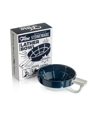 Fine Accoutrements Lather Bowl - Blue/White