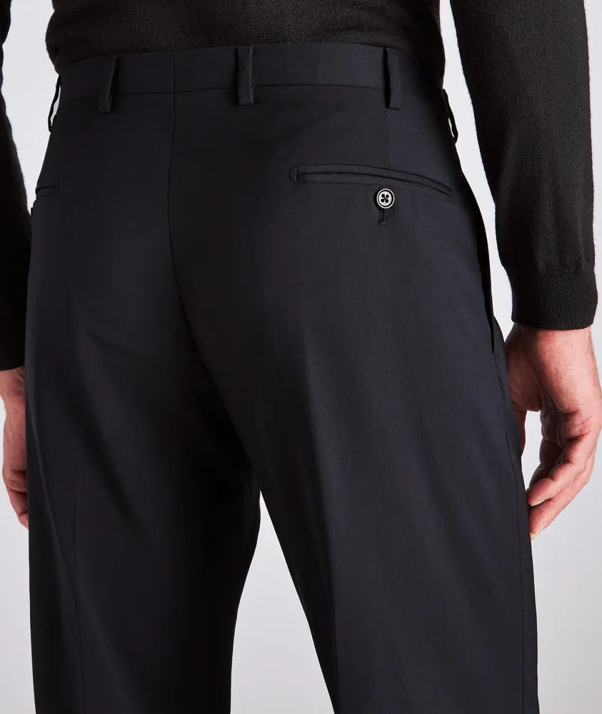 Wool-Blend Dress Pants