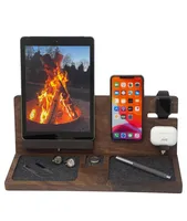 Wood Tablet Charging Dock