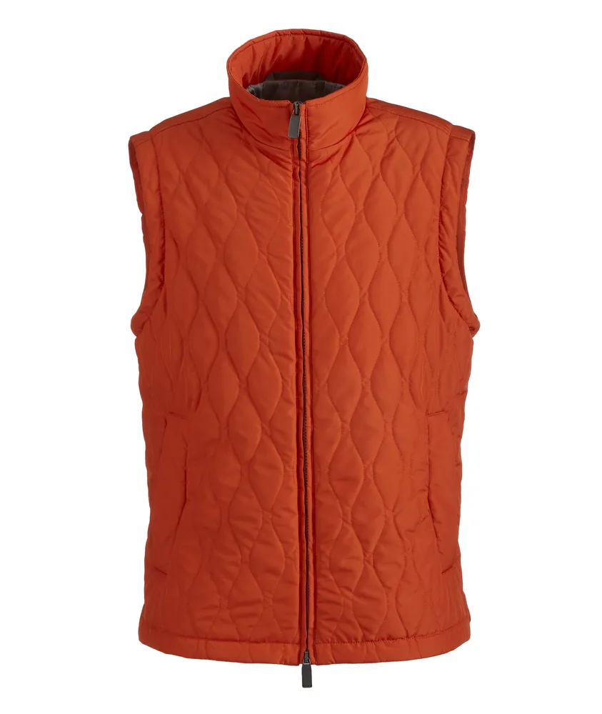 Water-Repellent Quilted Vest