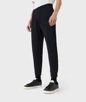 Modal-Cotton Jersey Fleece Joggers