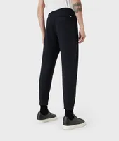 Modal-Cotton Jersey Fleece Joggers