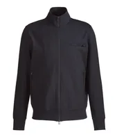 Viscose-Blend Technical Track Jacket