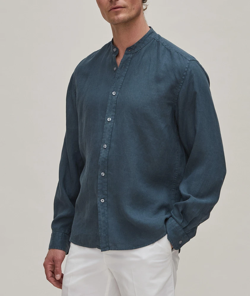 Contemporary-Fit Long-Sleeve Linen Shirt