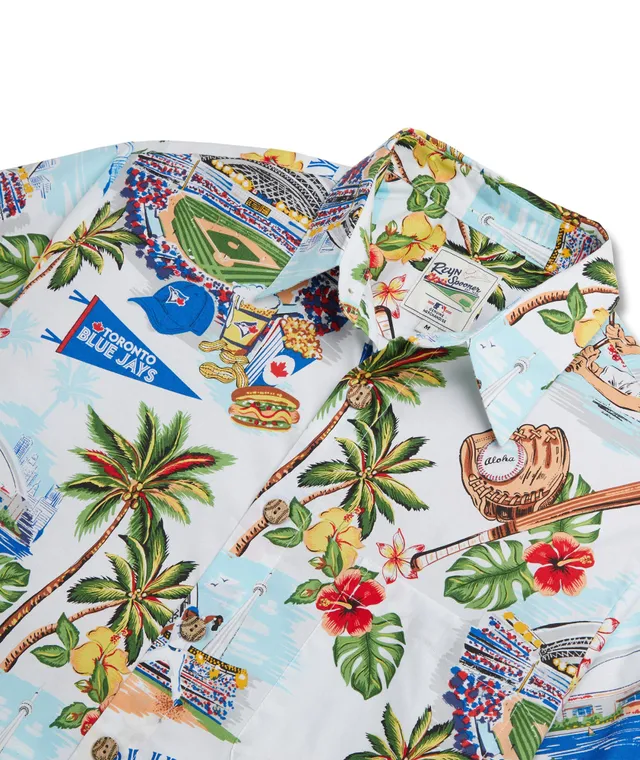 Harry rosen reyn spooner short sleeve tropical printed shirt