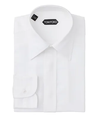 Contemporary-Fit Lyocell-Silk Shirt