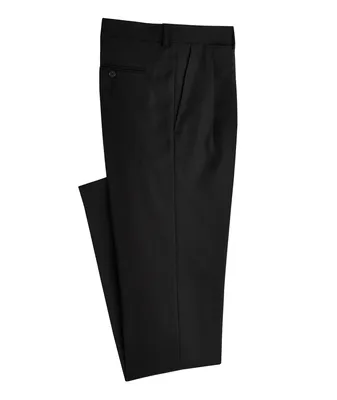 Slim-Fit Mohair And Viscose Dress Pants