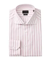 Slim-Fit Striped Trofeo Cotton Dress Shirt