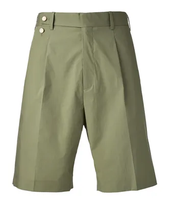 Cotton Parachute Bermuda Shorts