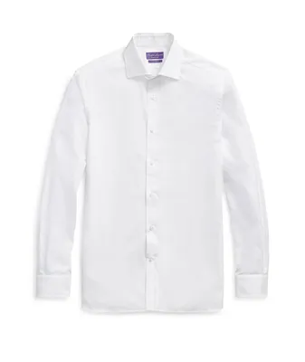 Contemporary-Fit Cotton Blend Dress Shirt