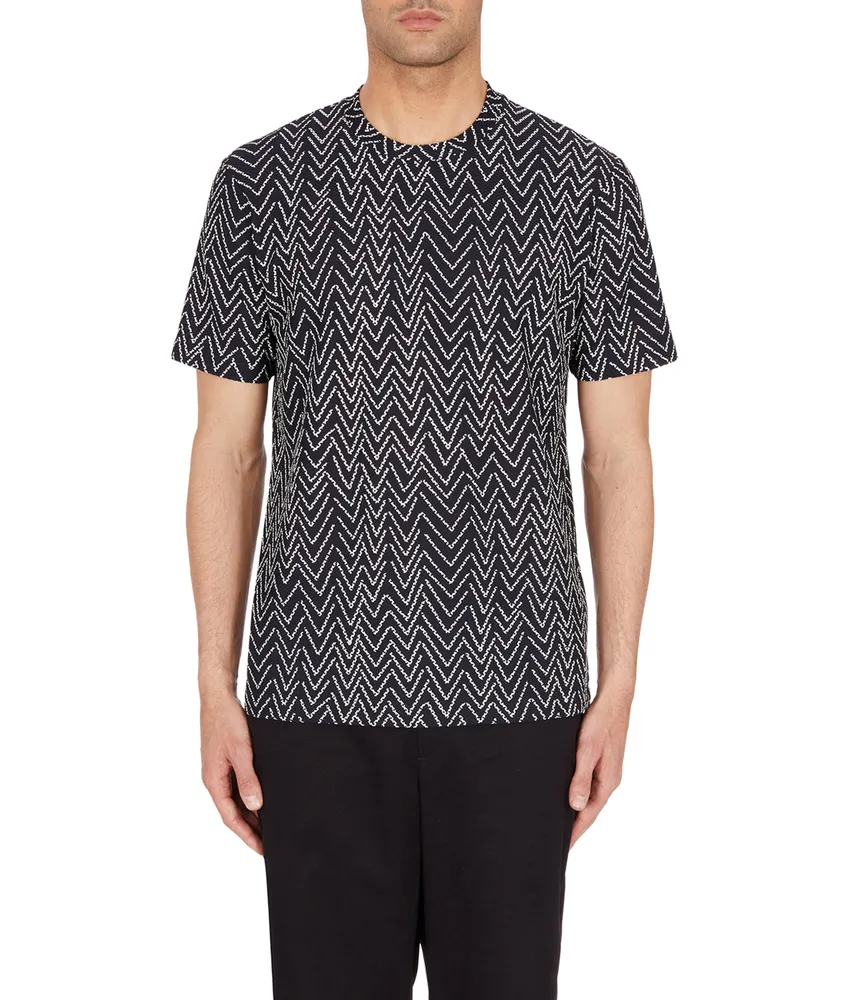 Giorgio Armani Chevron Print T-Shirt