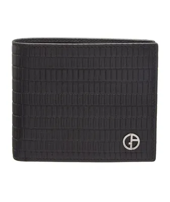 Reed Print Calfskin Bifold Wallet