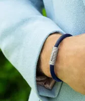 Diamond Giza Leather Bracelet