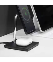 Rise 2-in-1 Wireless Charger MagSafe Compatible Slate