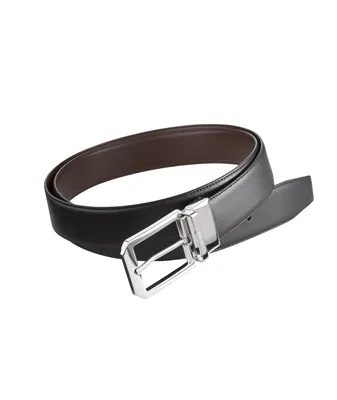 Reversible Leather Buckle Belt