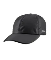 Metallic Logo Plaque Nylon Baseball Cap