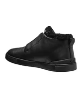 Deerskin Mid-Top Sneakers