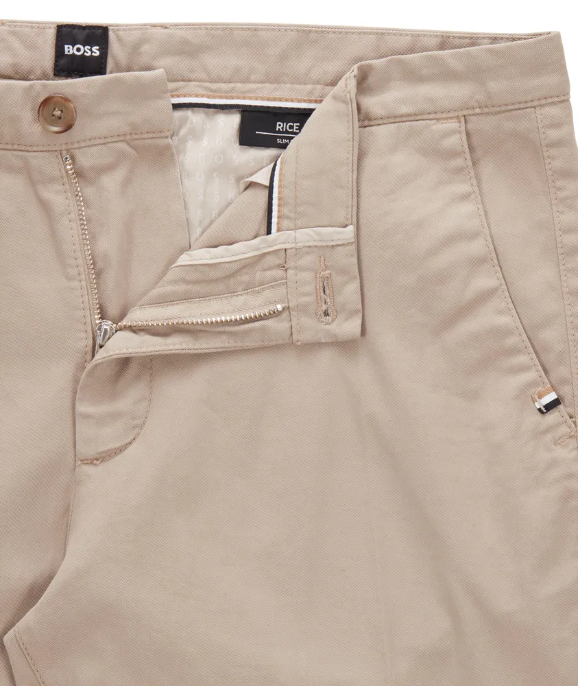 Slim Fit Cotton Gabardine Chino Pants