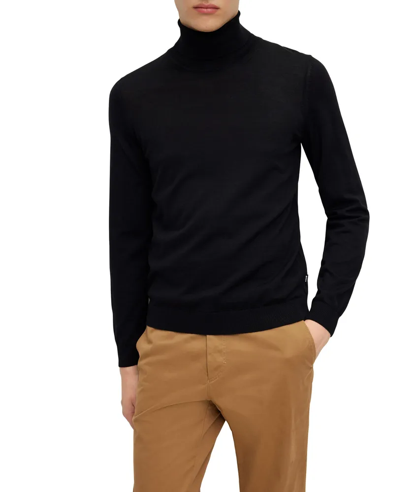 Slim-Fit Virgin Wool Rollneck Sweater