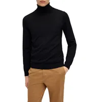 Slim-Fit Virgin Wool Rollneck Sweater