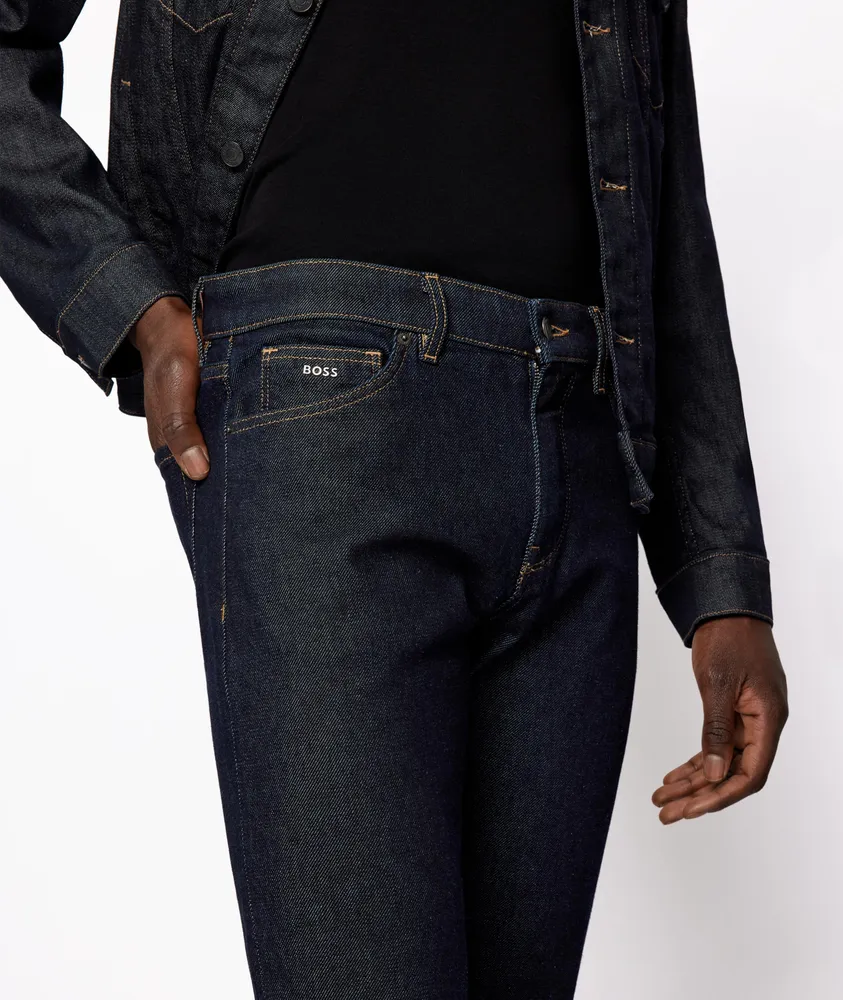 Maine-Fit Stretch-Cotton Jeans