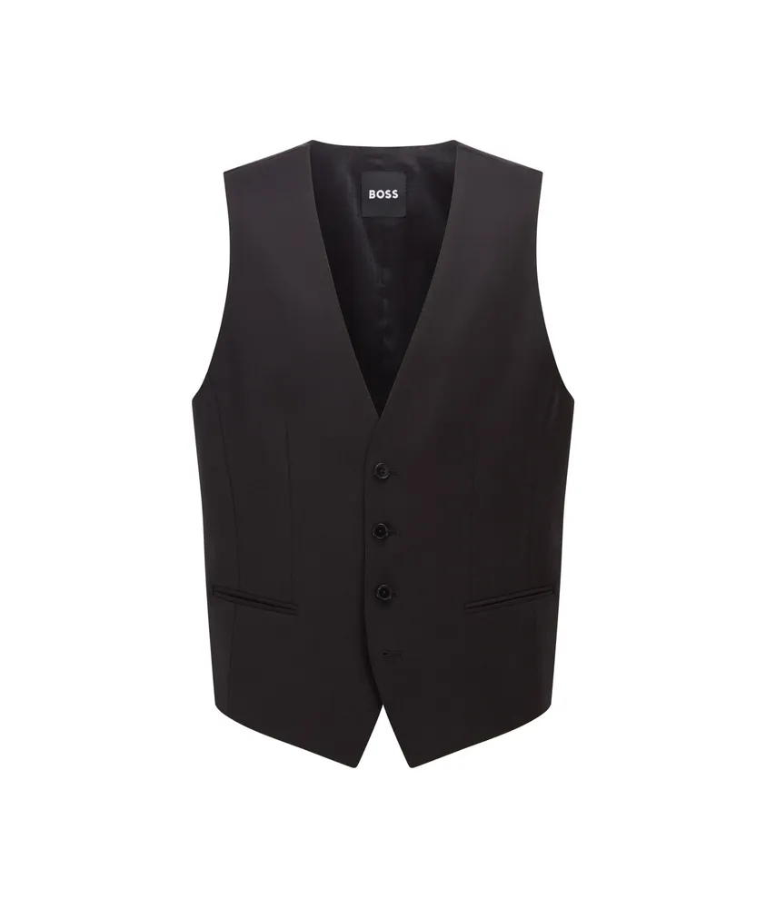 Virgin Wool Serge Waistcoat