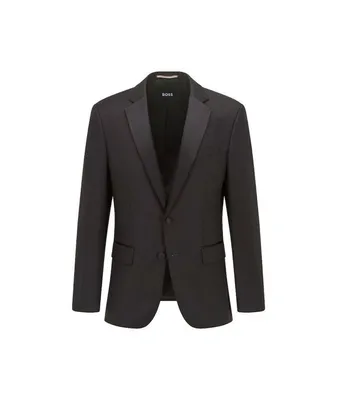 Virgin Wool Serge Tuxedo Jacket