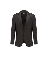 Virgin Wool Serge Tuxedo Jacket