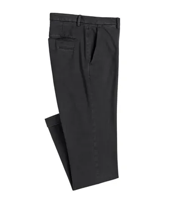 Stretch-Cotton Jersey Chino Pants