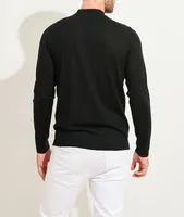 Extra-Fine Merino Wool Mockneck Sweater