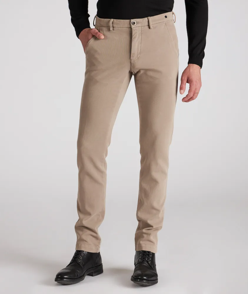Torino Brown Slim Fit Pants