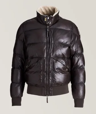 Alf Leather Puffer Jacket