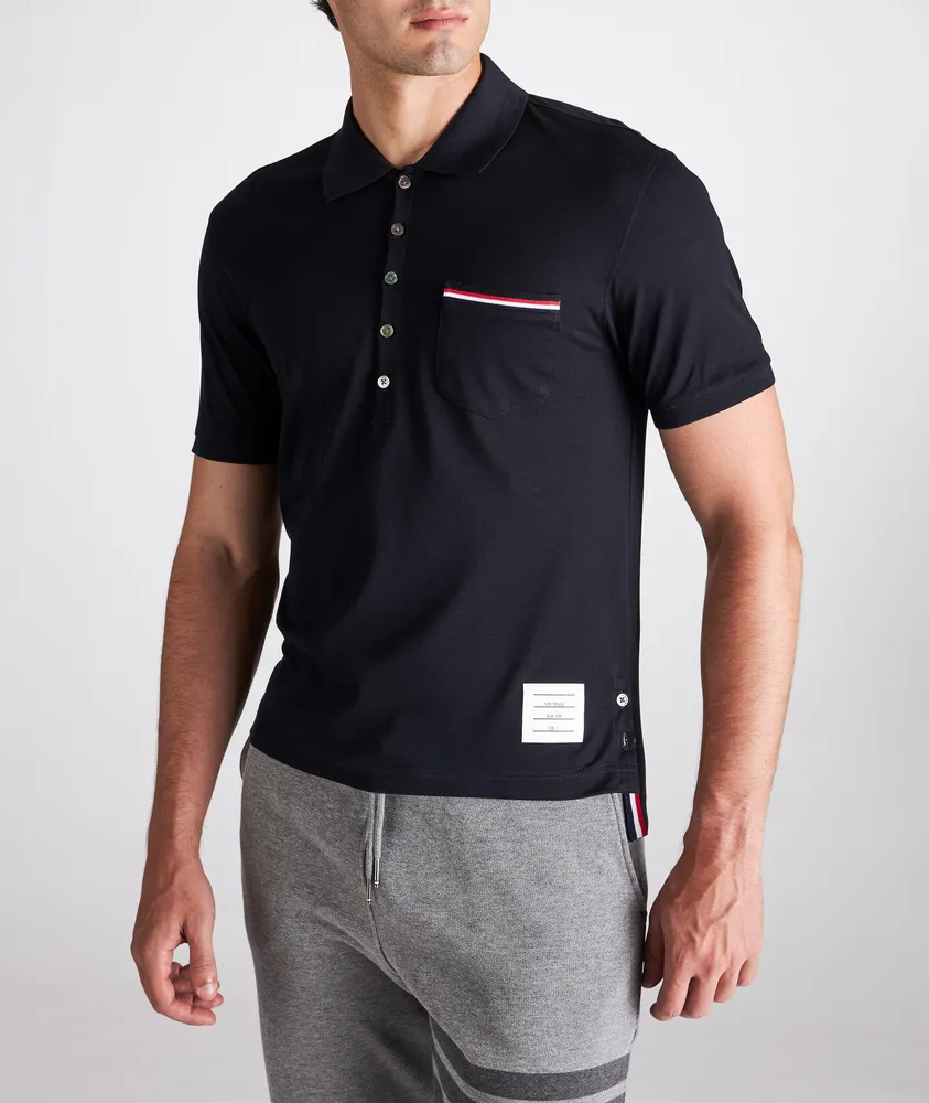 Mercerized Piqué Cotton Polo