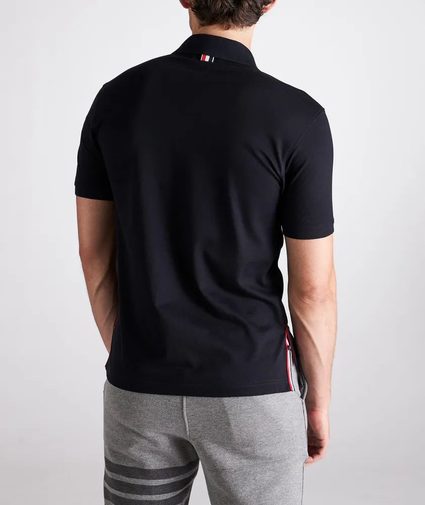 Mercerized Piqué Cotton Polo