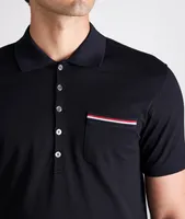 Mercerized Piqué Cotton Polo