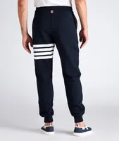4-Bar Stripe Cotton Sweat Pants