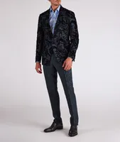 Paisley Jacquard Cocktail Jacket