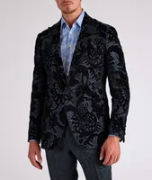 Paisley Jacquard Cocktail Jacket