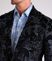 Paisley Jacquard Cocktail Jacket