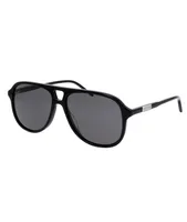 Rectangle Pilot Lens Sunglasses