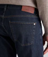 Washed Five-Pocket Slim-Fit Jeans