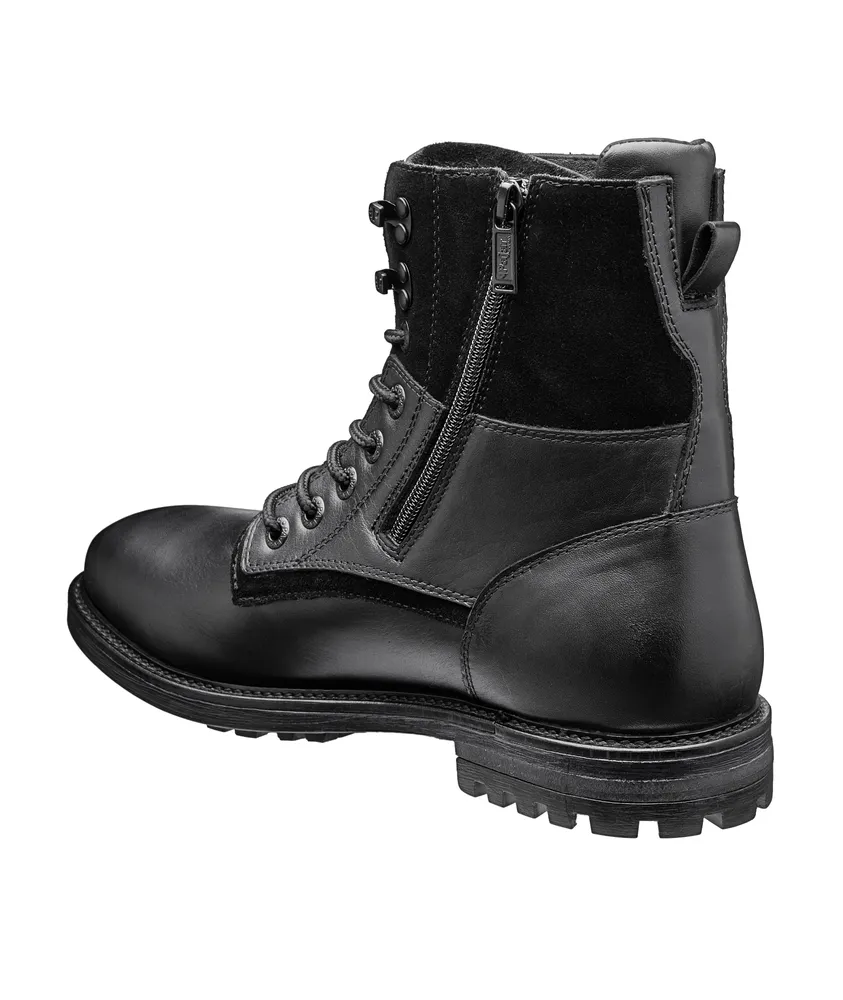 Elite Waterproof Leather-Shearling Boots