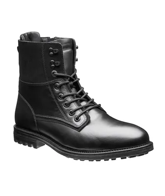 Elite Waterproof Leather-Shearling Boots