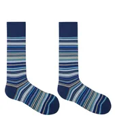 Signature Stripe Cotton-Blend Knit Socks