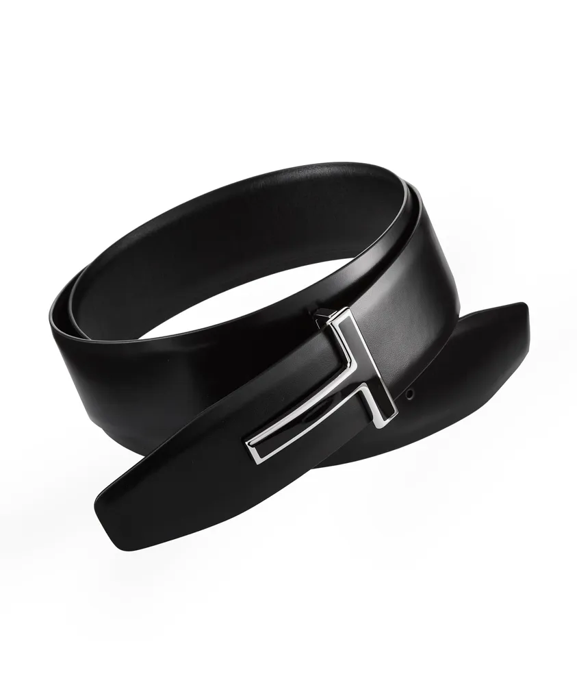 Tom Ford T Buckle Smooth Leather Belt | Square One