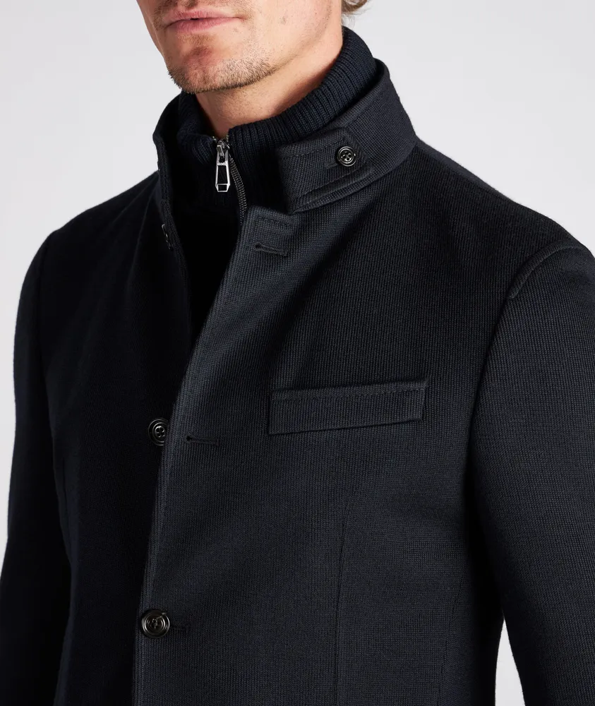 Hectar Wool-Blend Hybrid Jacket