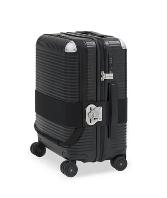 Bank Zip Spinner 53cm Front Pocket Polycarbonate Carry-On Suitcase