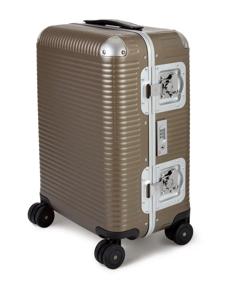 Bank Light Spinner 55cm Polycarbonate Carry-on Luggage
