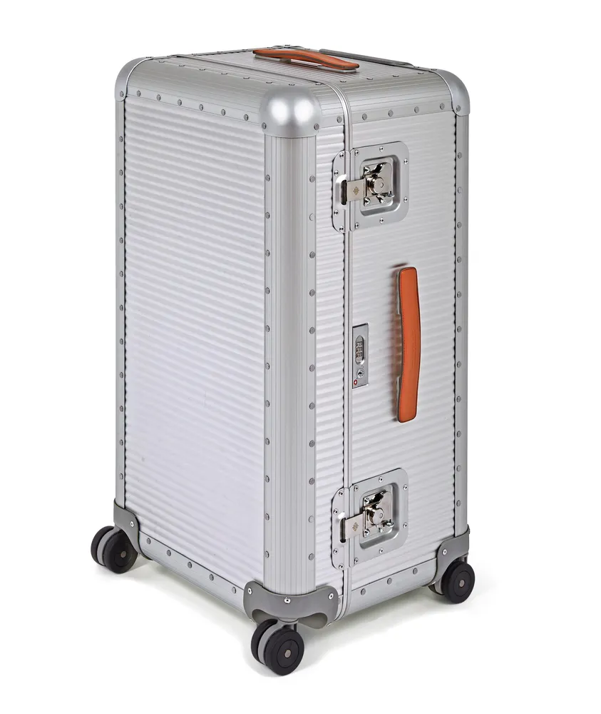 Bank Trunk On Wheels Aluminium Luggage