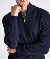 Half-Zip Cashmere Sweater